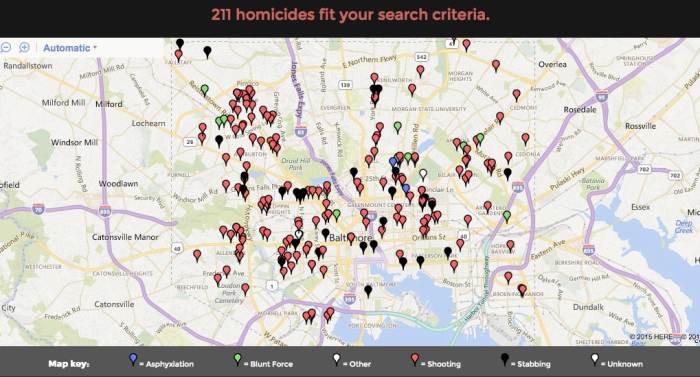 Baltimore homicides, 2015