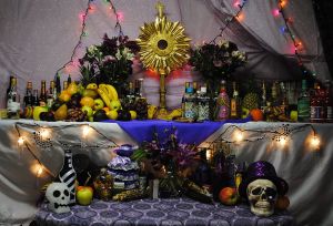 Haitian Voodoo altar located in Boston