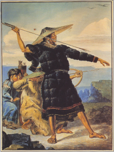 Mikhail Tikhanov, Aleut in Festival Dress in Alaska, 1818